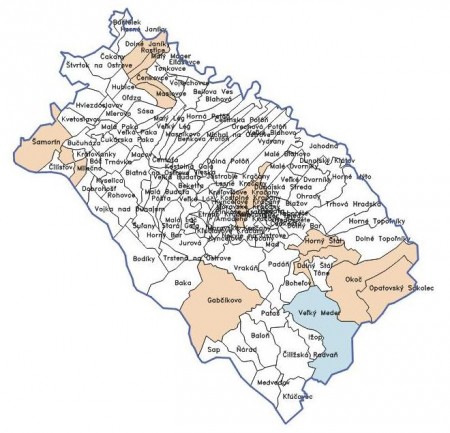 Trnavský kraj - okres Dunajská Streda